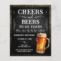 Cheers and Bers 60. Geburtstagsparty Budget