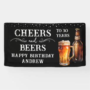 Cheers and Bers Birthday Banner