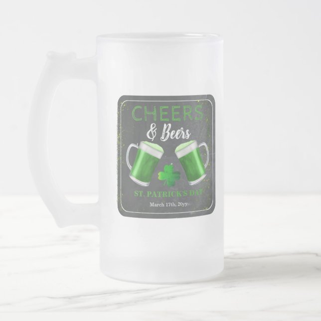 Cheers and Bers St Patricks Day Party Mattglas Bierglas (Links)