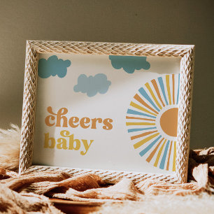 Cheers Baby Sun Baby Duschzeichen Poster