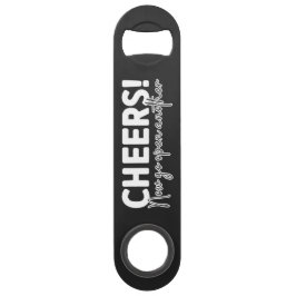 Cheers Beer Steel Bottle Opener Speed Flaschenöffner