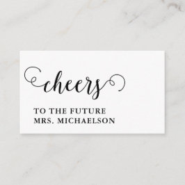 Cheers Brito be Wedding Event Hinweiskarte