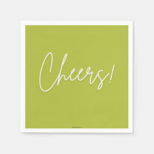 Cheers Cocktail Napkin Serviette