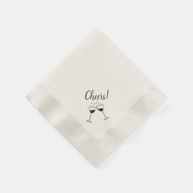 Cheers Cocktail Party Napkins Serviette (Ecke)