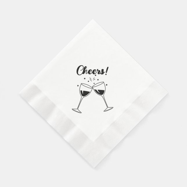 Cheers Cocktail Party Serviette (Ecke)