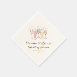Cheers Couples Coed Polterabend Serviette