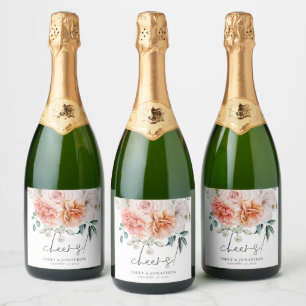 Cheers Florals Peonies Coral Peach Gastgeschenk Ho