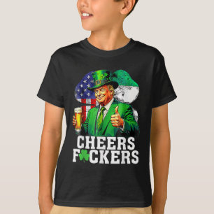 Cheers Forers St Patricks Day Funny Beer Drinks T-Shirt