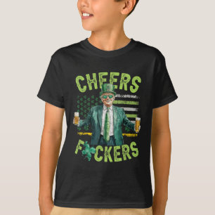 Cheers Forers St Patricks Day Funny Beer Drinks T-Shirt