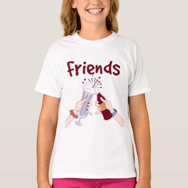 Cheers Friends T-Shirt (Vorderseite)