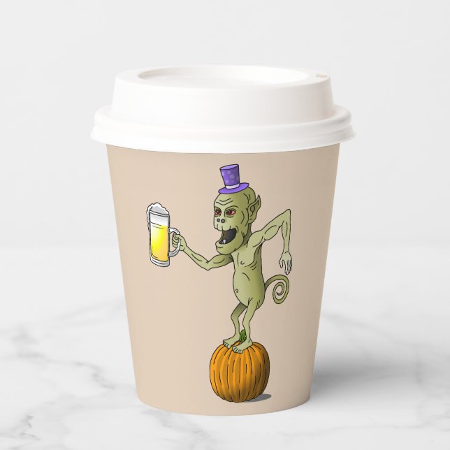 Cheers Ghouls Halloween-Party Pappbecher (Vorderseite)