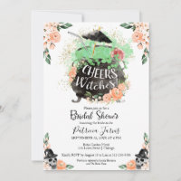 Cheers Hexen Halloween Bridal Dusche Einladung
