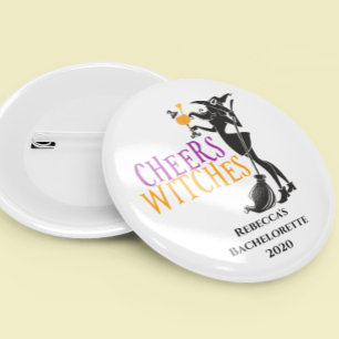 Cheers Hexen Halloween Cocktail Bachelorette Button