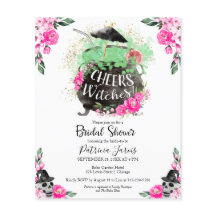 Cheers Hexes Brautparty Einladungen