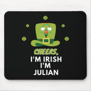 Cheers Ich bin Irisch Ich bin Julian Mousepad