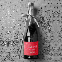 Cheers Imitate RED GLITZER Wedding Mini