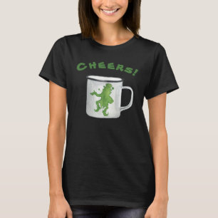 Cheers Leprechaun Cup St Patricks Day T - Shirt