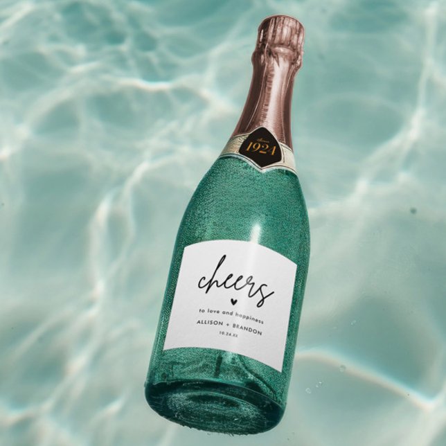 Cheers Minimalistische Custom Wedding (Von Creator hochgeladen)