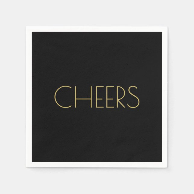 CHEERS NAPKINS SERVIETTE (Vorderseite)
