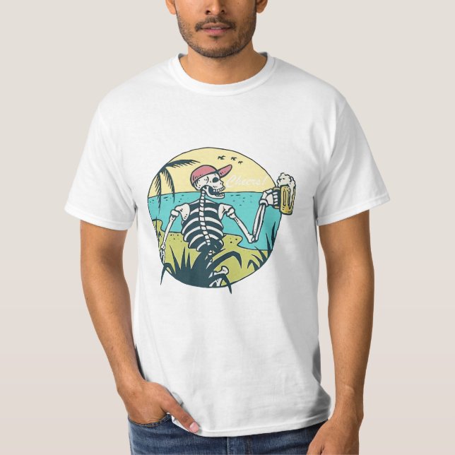 Cheers Skull T-Shirt (Vorderseite)