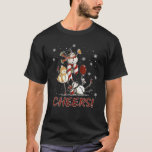 Cheers Snowman Beer Christmas Sweater Wine Lover T-Shirt<br><div class="desc">Cheers Snowman Shirt Beer Christmas Sweater Wine Lover</div>