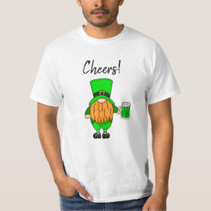 Cheers St Patrick's Day Leprechaun   Grünes Bier T-Shirt