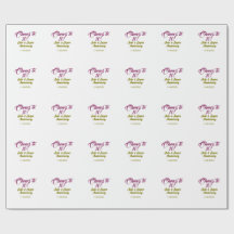 Cheers to 10th wedding anniversary mauve golden na