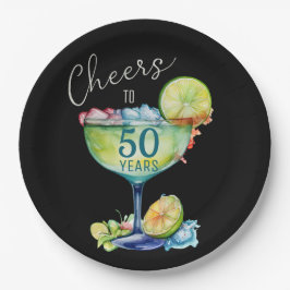 Cheers to 50 Years Milestone Birthday Pappteller
