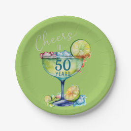 Cheers to 50 Years Milestone Birthday Pappteller