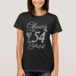 Cheers To 54 Years 1967 54th Birthday  For Womens T-Shirt<br><div class="desc">Cheers To 54 Years 1967 54th Birthday  For Womens.</div>