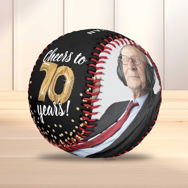 Cheers to 70 Years - 70th birthday Photo Baseball (Von Creator hochgeladen)