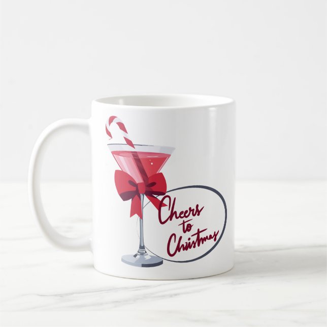 Cheers to Christmas Kaffeetasse (Links)