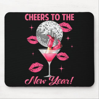 Cheers To The New Year 2026 Champagne Happy New Ye Mousepad