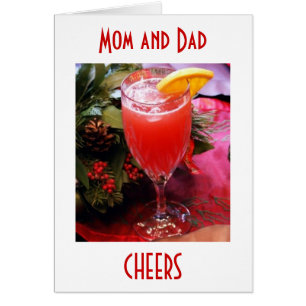 CHEERS UND LIEBE "MAMA UND VATER" DIESE CHRISTMAS