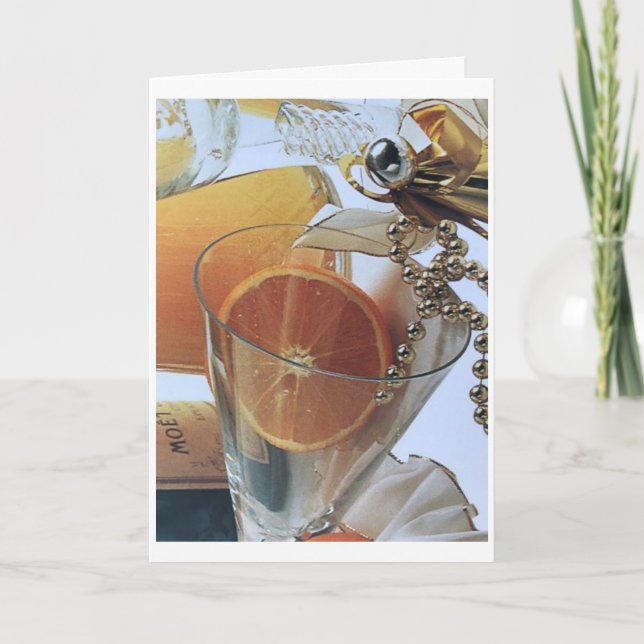 *CHEERS* UND *NUR DIE CHRISTMAS* FÜR SIE KARTE (Vorderseite)