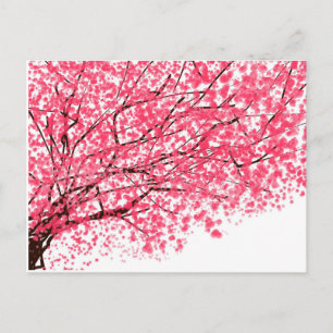 Cheery Cherry Blossom Postkarte