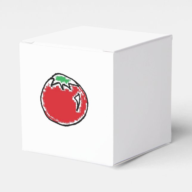 Cheery Cherry Tomato Cartoon Geschenkschachtel (Vorderseite)