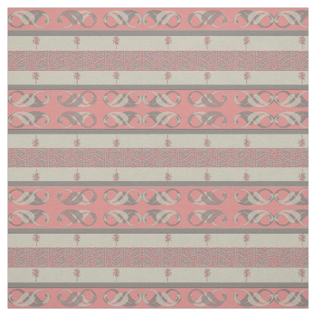 Cheery Coral Pink Stoff (Muster)