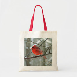 Cheery Red Kardinal Tote Bag Tragetasche
