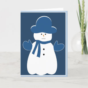 Cheery Snowman Karte