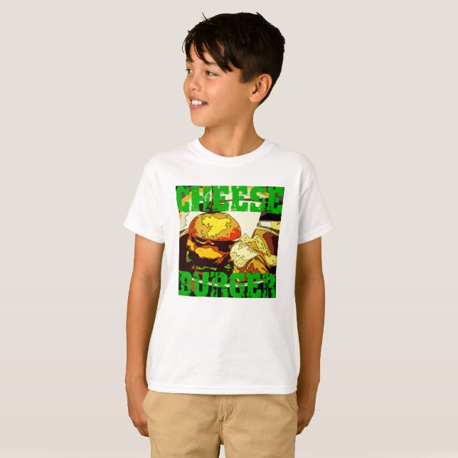 Cheese burger!!! ONEIGHTH Tokyo Original Tシャツ T-Shirt (Vorne ganz)