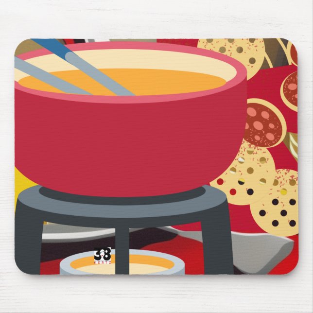 Cheese Fondue Mousepad (Vorne)