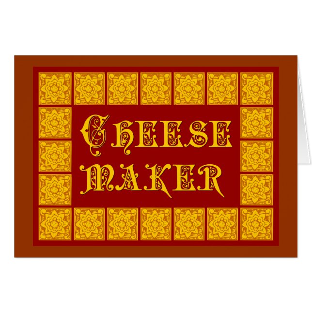 Cheese Maker Vintag Kitchart (Vorderseite (Horizontal))