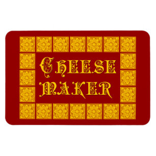 Cheese Maker Vintag Kitchart Magnet