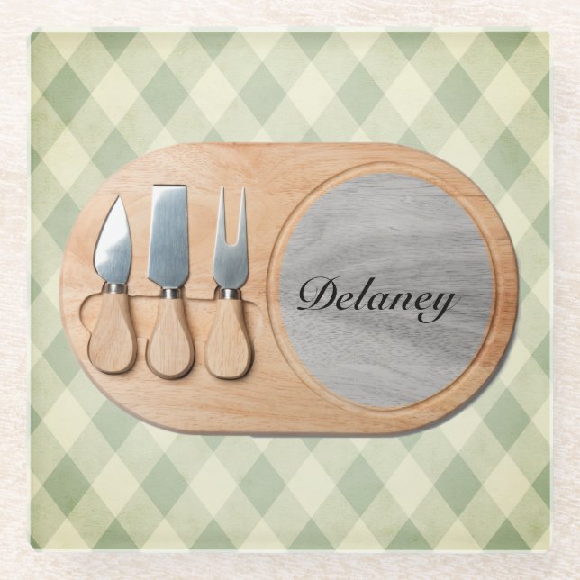 Cheeseboard Custom Charcuterie Board Untersetzer (Vorderseite)