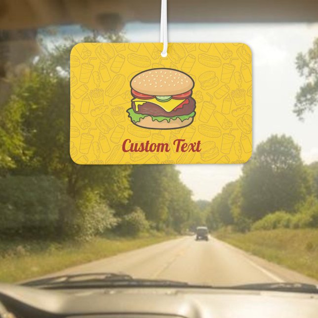 Cheeseburger Autolufterfrischer (Von Creator hochgeladen)