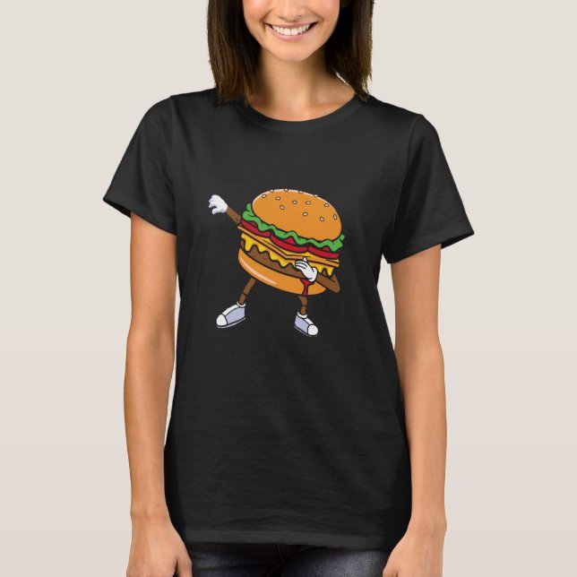 Cheeseburger Burger Fast Food Restaurant Feinschme T-Shirt (Vorderseite)