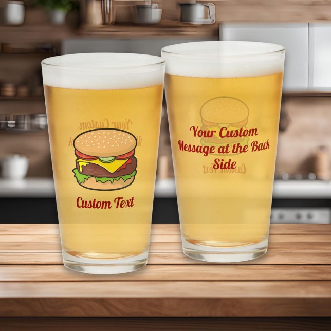 Cheeseburger Cartoon Glas (Von Creator hochgeladen)