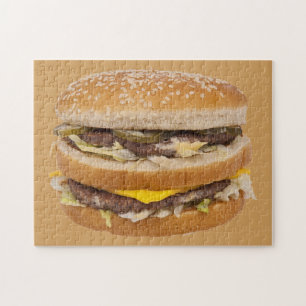 Cheeseburger Doppel Fast Food Puzzle