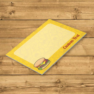 Cheeseburger Editor Notizblock